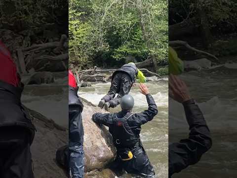 Swift water rescue training