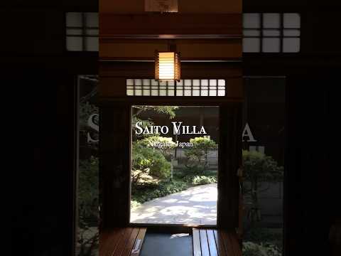 Hidden Gem - The Beautifully Garden inside Saito Villa in #Niigata #japan