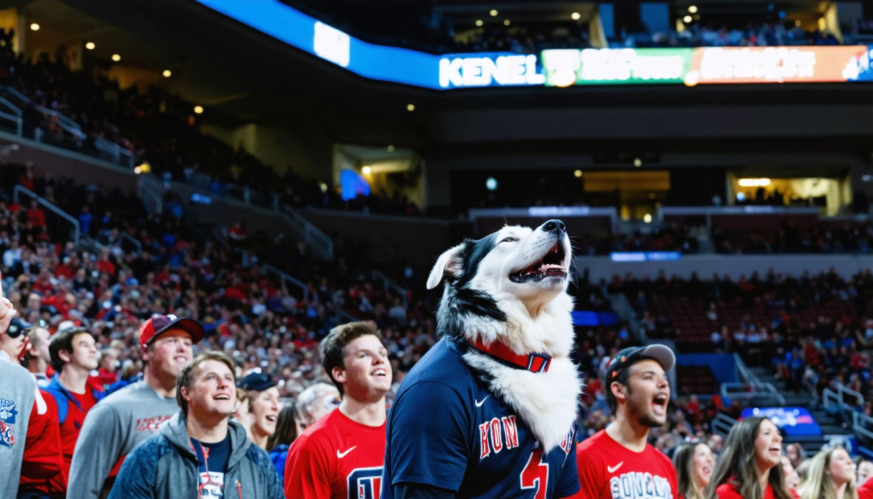 The Underdog Howl: Gonzaga Bulldogs Rally in “Kennel South,” Fueled by Unwavering Fan Spirit